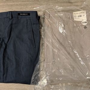 Jos A Bank mens dress pants x2- size 31x30